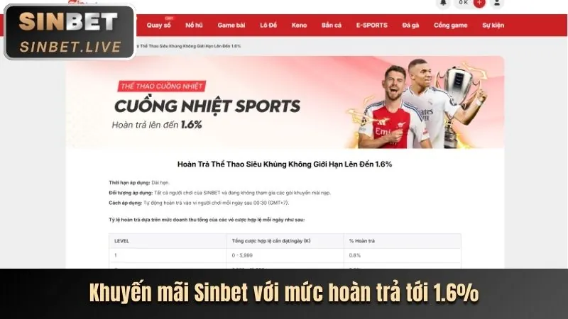 Sân tennis với cầu thủ đang giao bóng